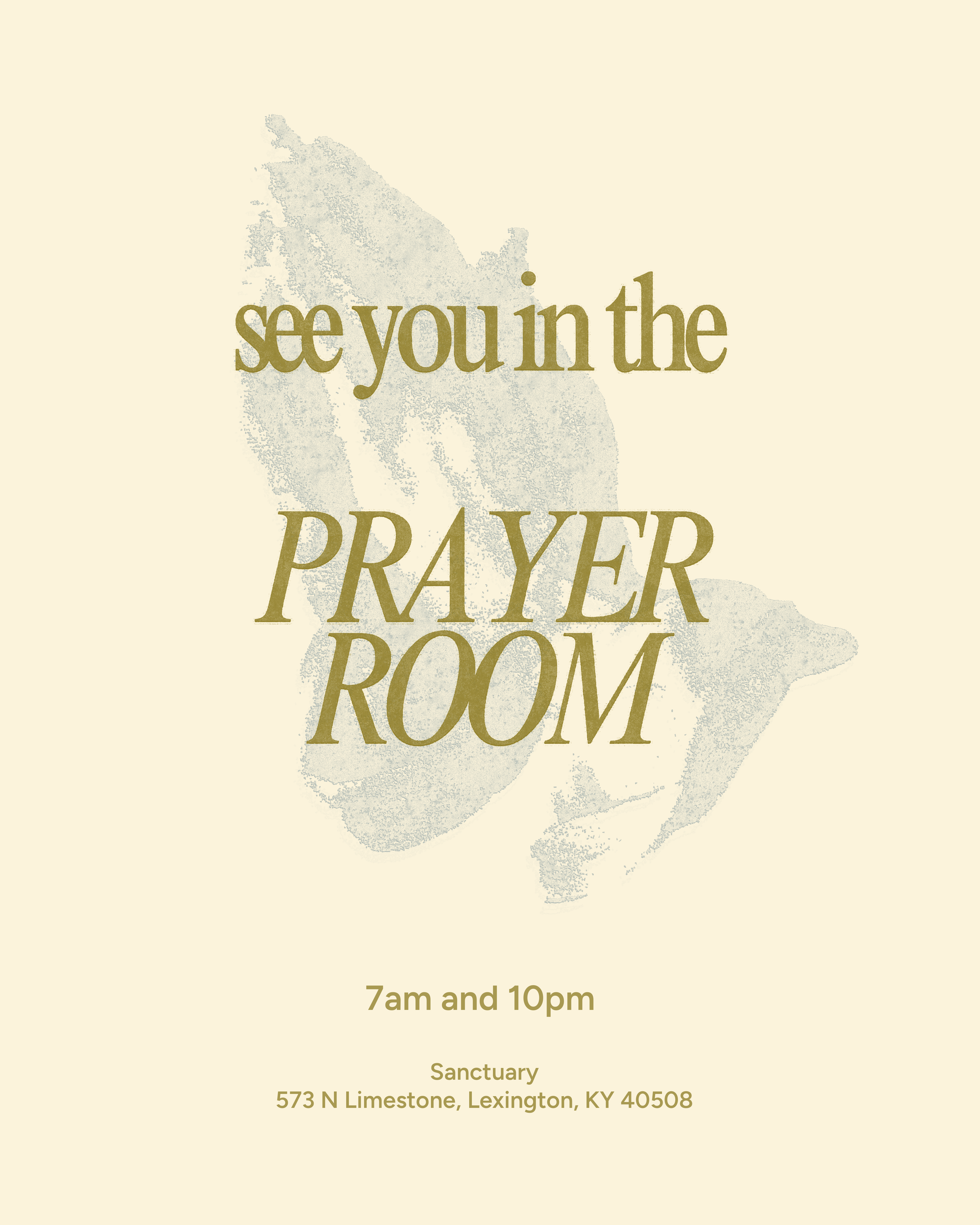 See you in the Prayer Room
