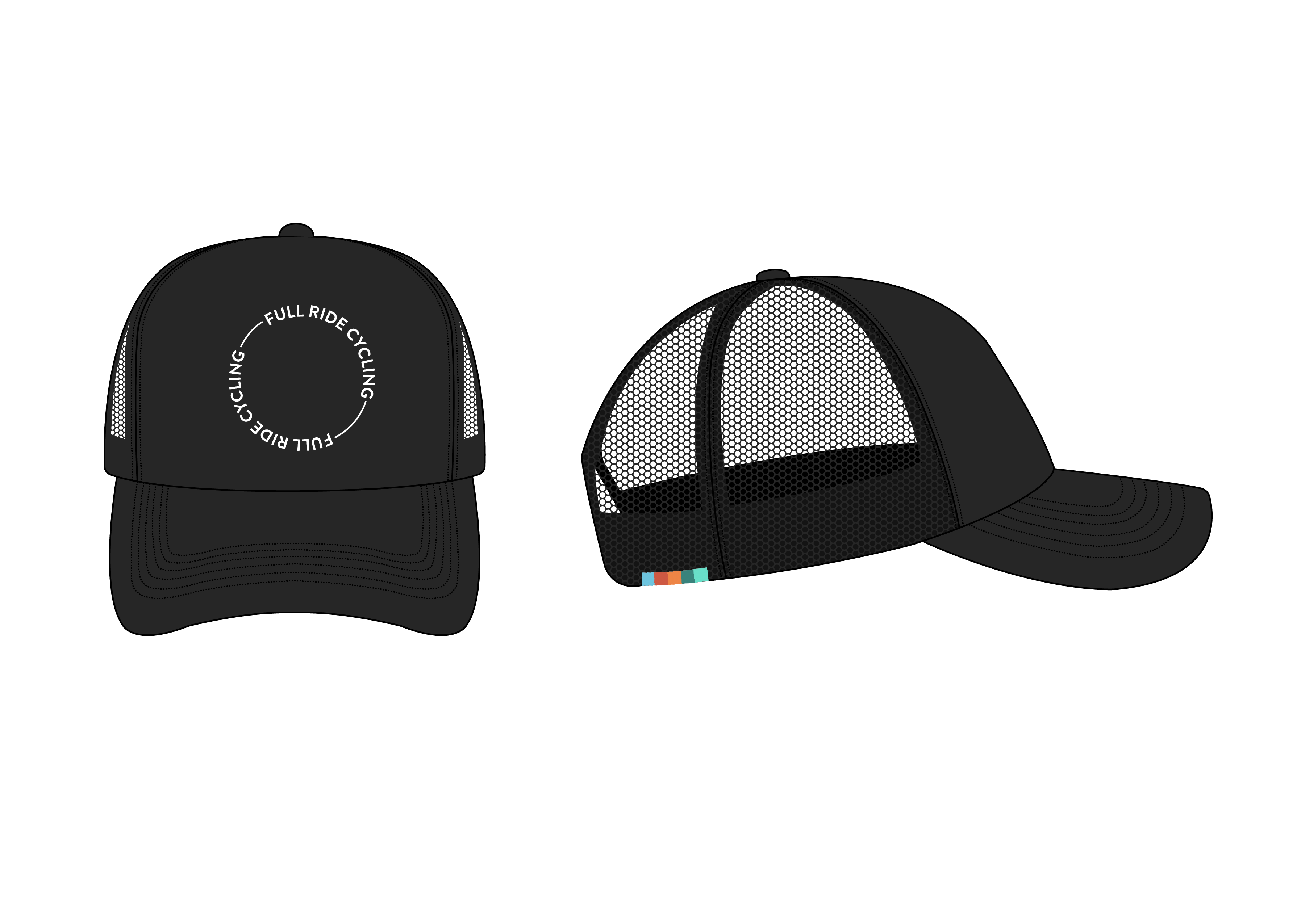 Full Ride Cycling hats